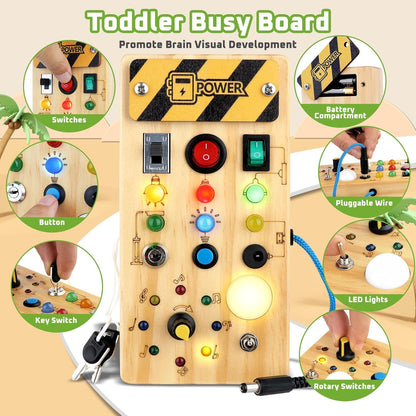 Interactive LED Learning Board for Kids & Toddlers