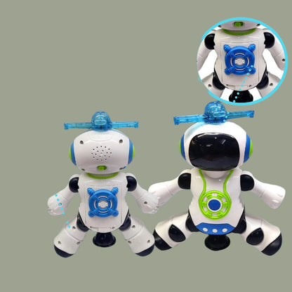 Fun Dancing Robot with LED Lights and Spin Motion