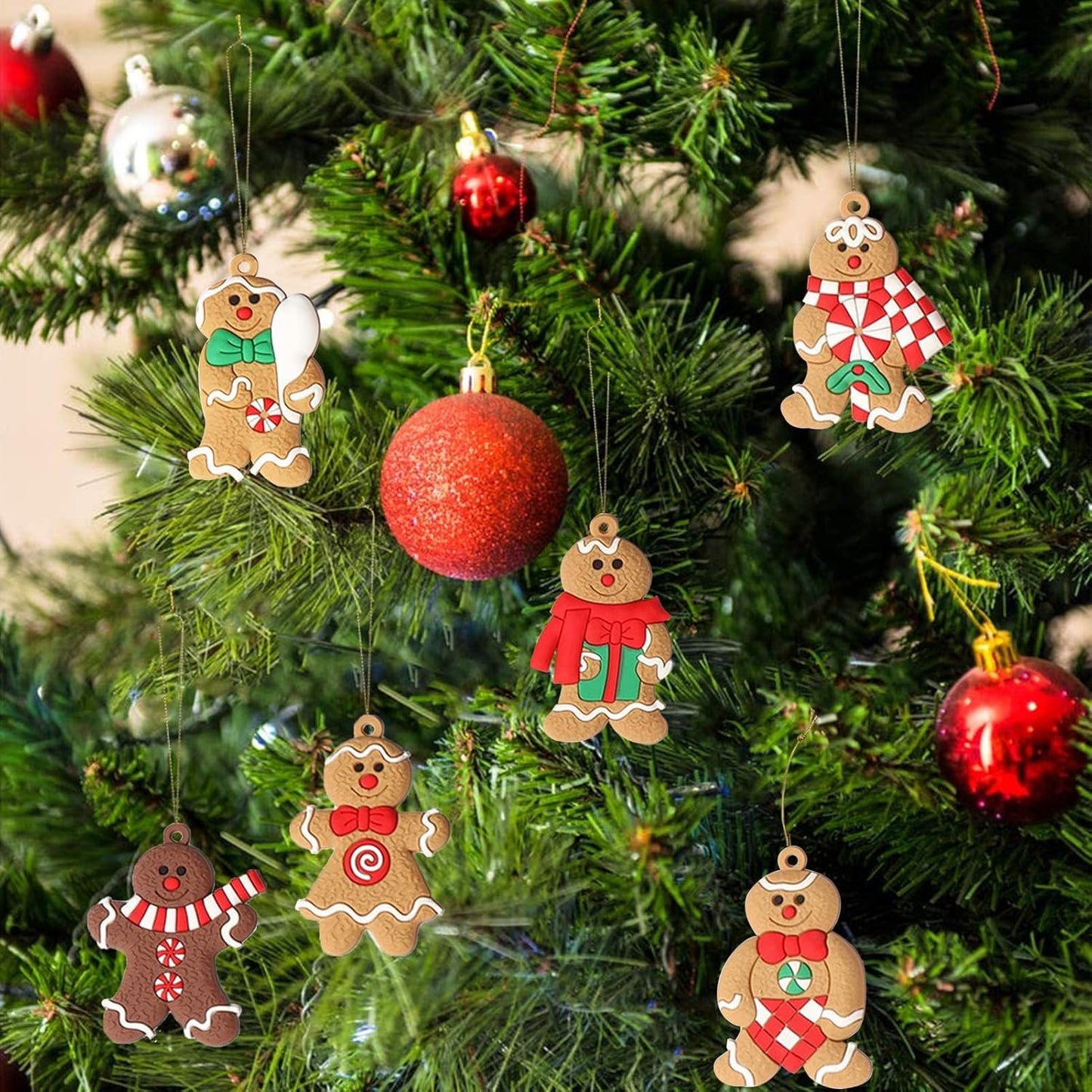 Delicious Christmas Cookie Tree Decorations Set