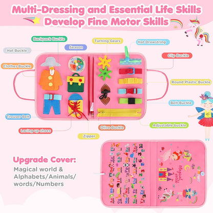Educational Activity Board for Toddlers and Kids