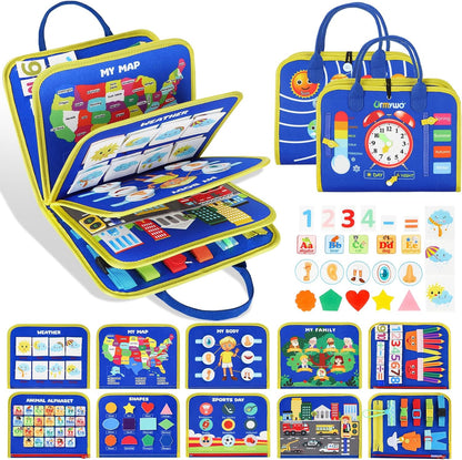 Educational Activity Board for Toddlers and Kids - Fesara