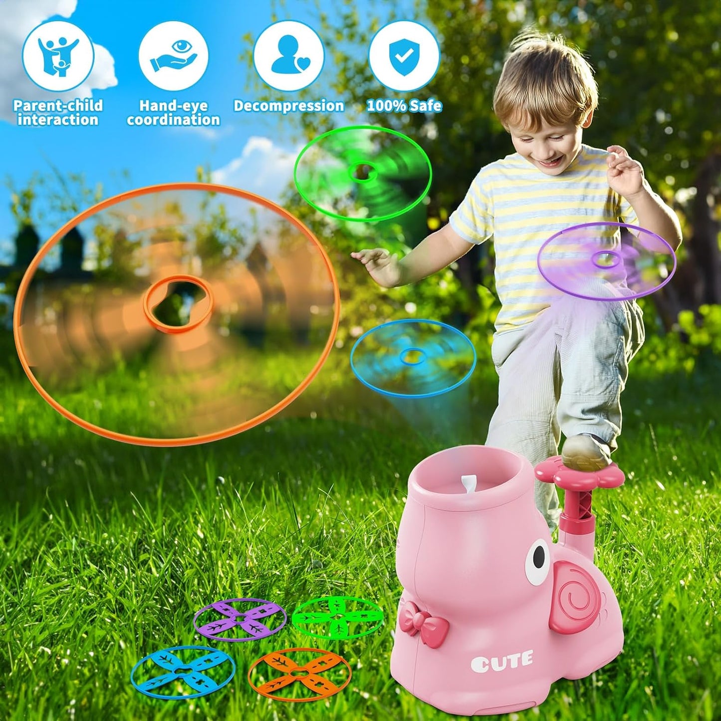 Fun Flying Disc Play Set