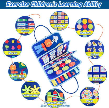 Fun Learning Book for Kids - Interactive Toddler Activity Book