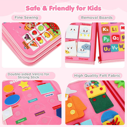 Educational Activity Board for Toddlers and Kids