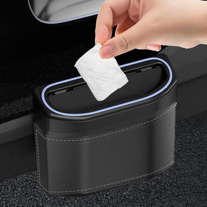 Odor-Free Car Waste Bin with LED Night Light