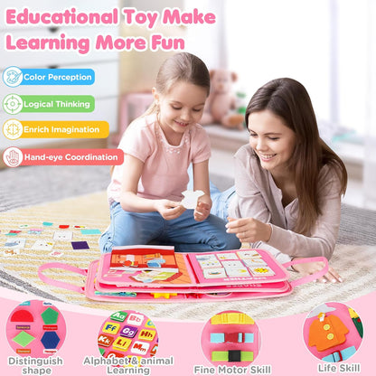 Educational Activity Board for Toddlers and Kids