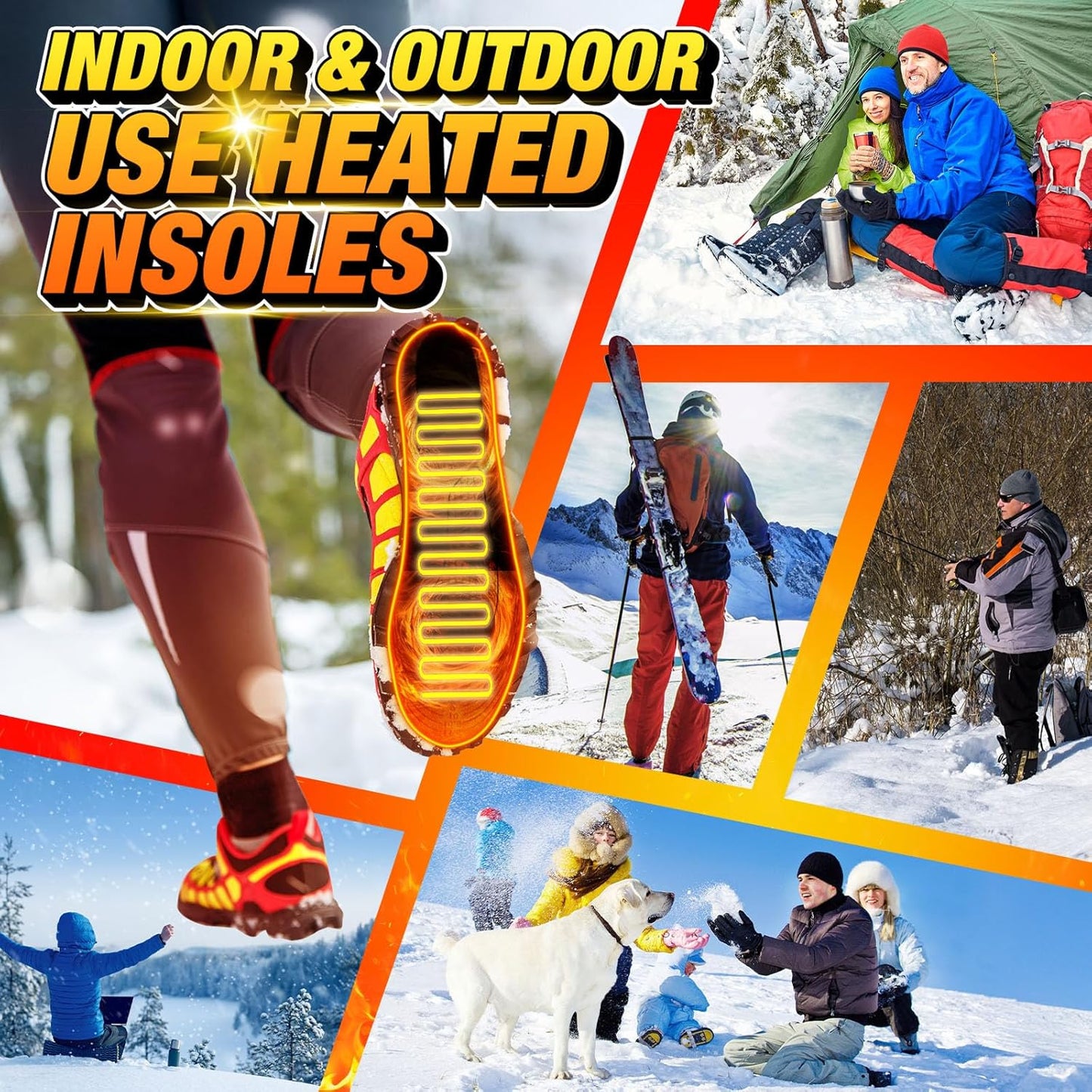 Warm Electric Foot Warmers with Remote Control