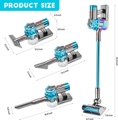 Fun Toy Vacuum Cleaner with Lights and Sounds