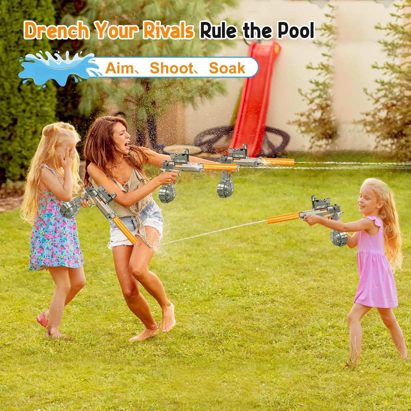 Powerful Electric Squirt Gun for Kids