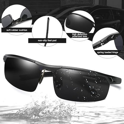 Stylish Auto Tint Smart Glasses Blue Light Blocking
