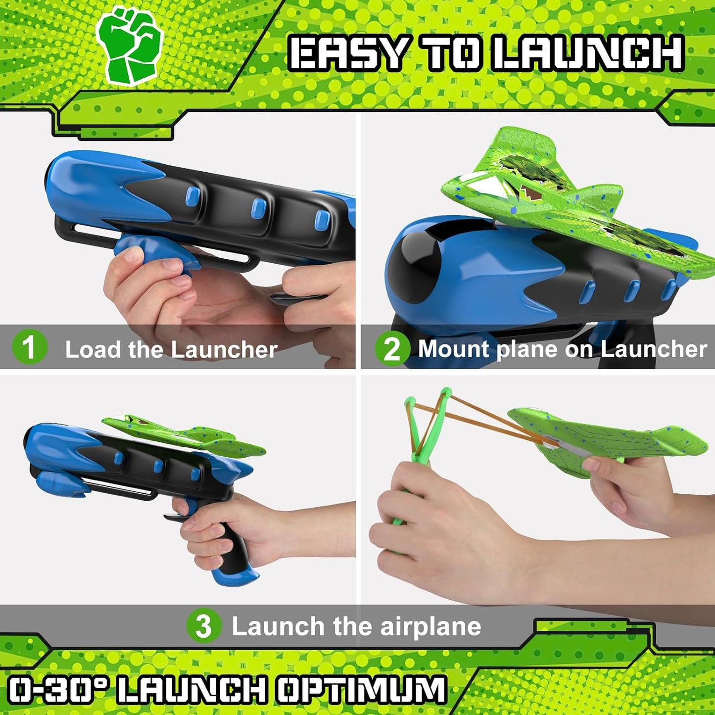 Fun Flying Foam Plane Launch Kit