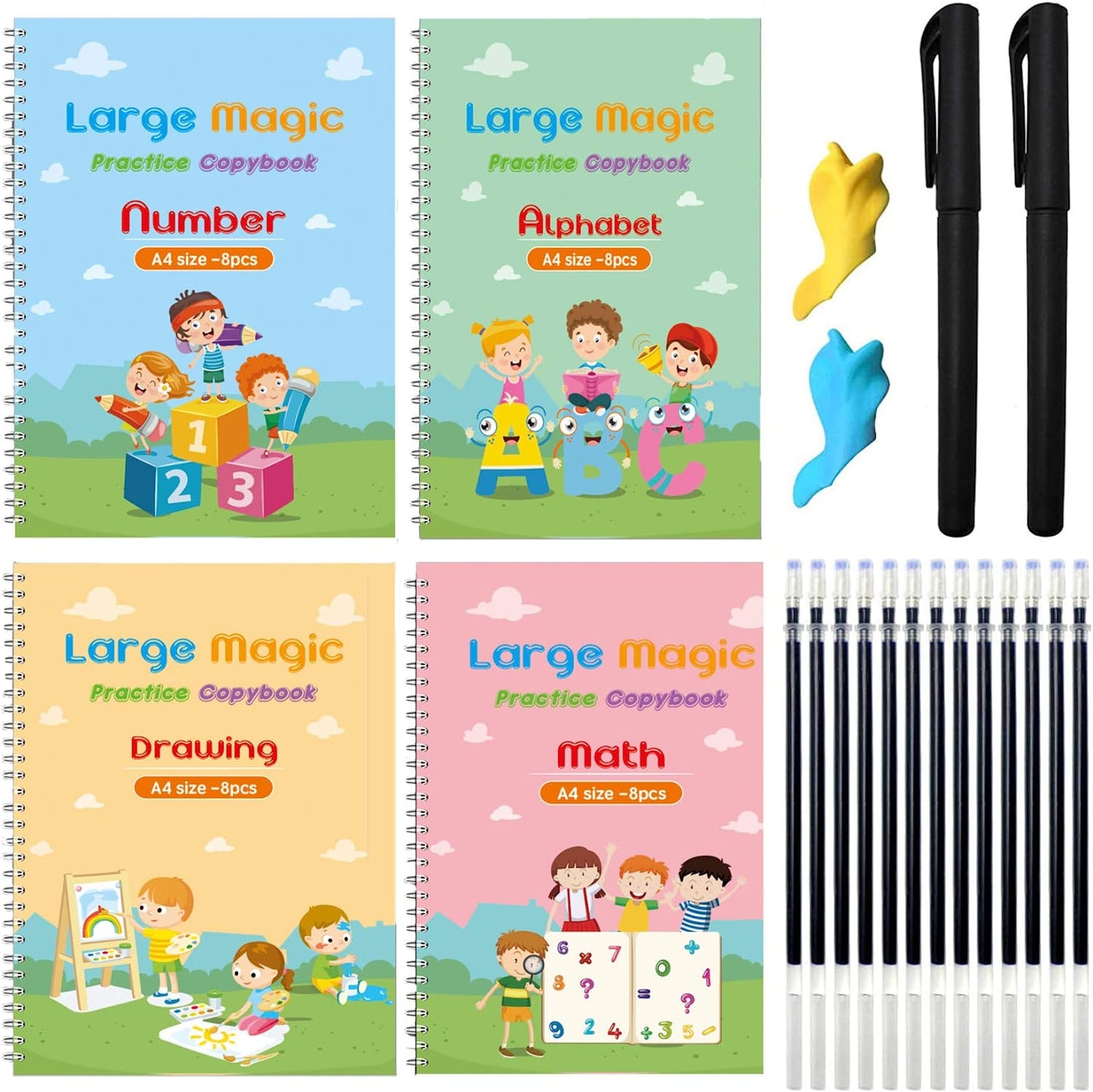 Colorful Alphabet Learning Notebook - Fesara