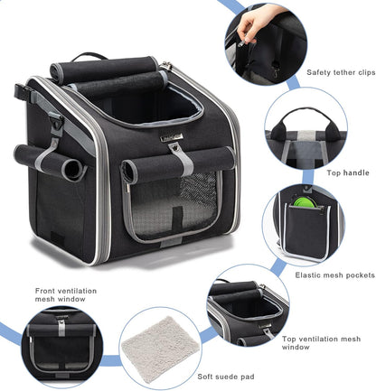 Comfy Pet Carrier Bike Accessories for Dogs Cats