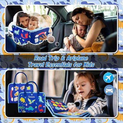 Fun Learning Book for Kids - Interactive Toddler Activity Book