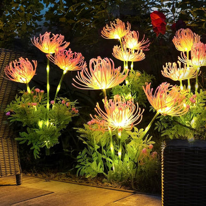 Colorful Outdoor Solar Flower Lamp