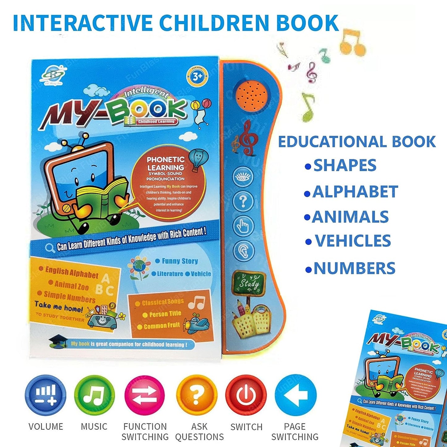 Fun Learning Audio Book with Talking Pen