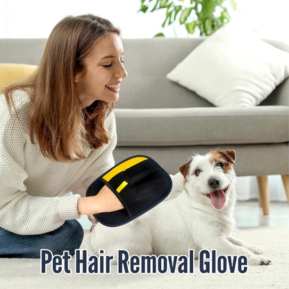 Pet Hair Remover Glove for Dogs and Cats