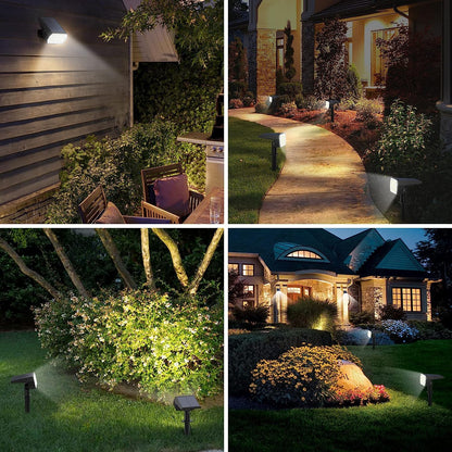 Bright Solar Powered Garden Light with LED