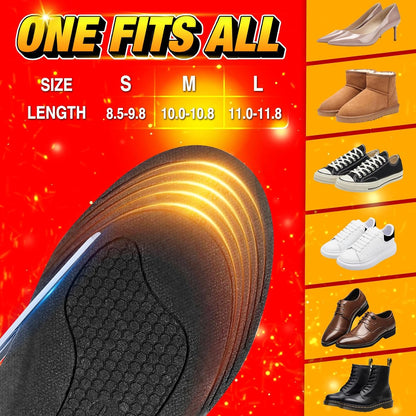 Warm Electric Shoe Insoles with Remote Control