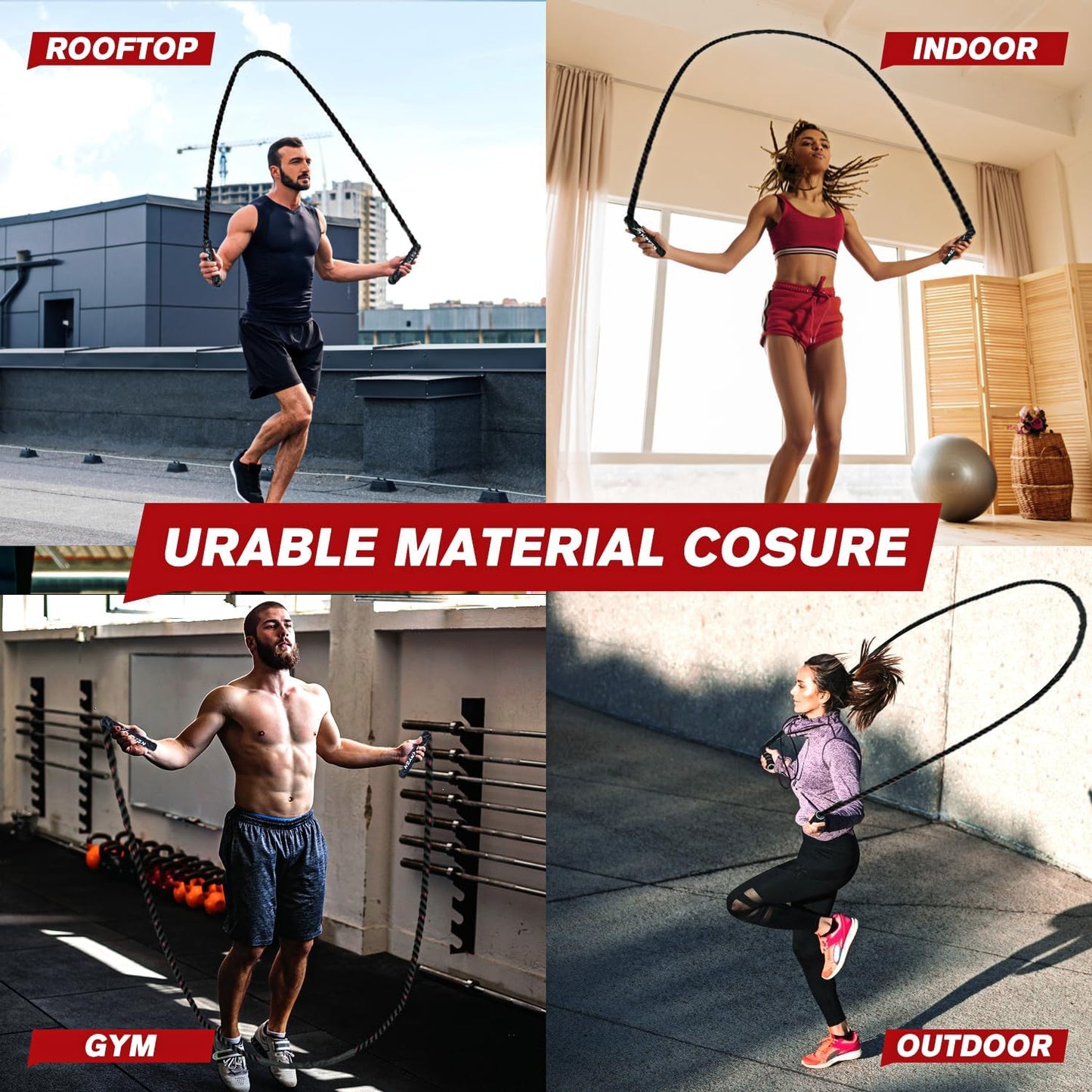 High Intensity Adjustable Jump Rope