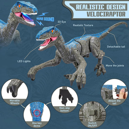Fun Interactive Dinosaur Toy with Lights and Sounds