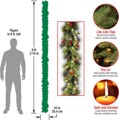 Winter Wonderland LED Christmas Garland