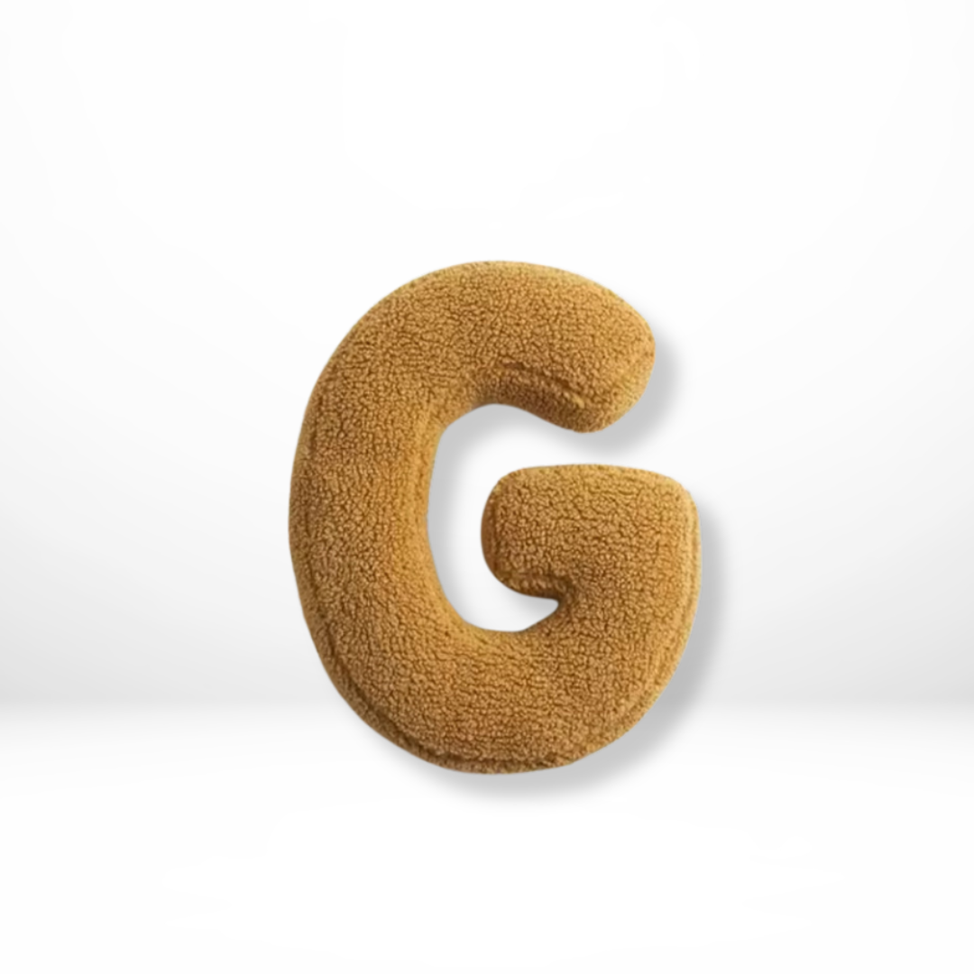 Soft Velvet Letter Pillow With Alphabet A-Z