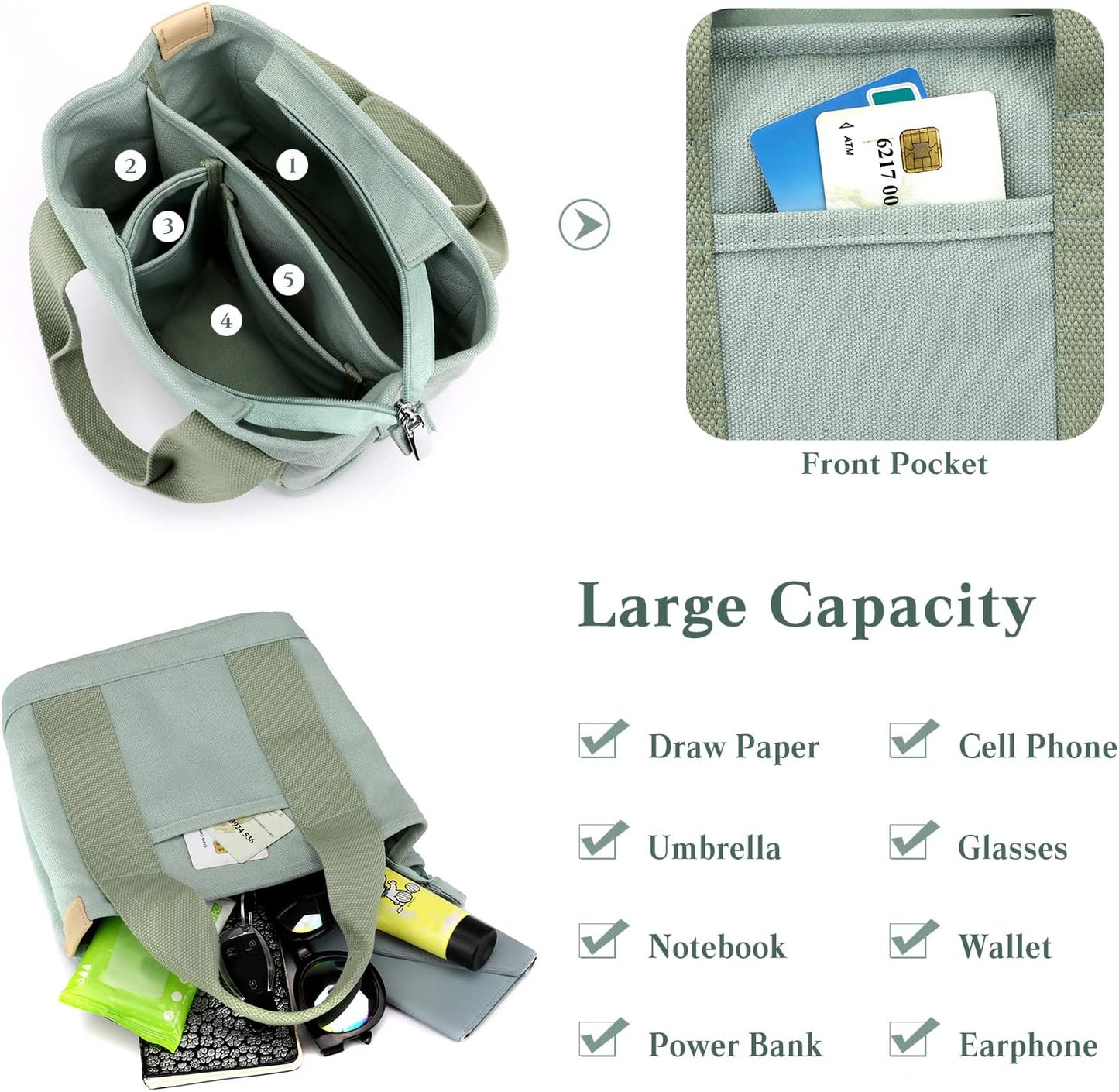 Reliable Fesara Daily Handbag Companion