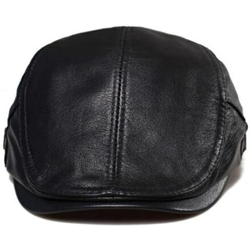 Vintage Style Leather Hat