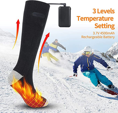 Thermal Electric Socks for Cold Feet Warm Comfort