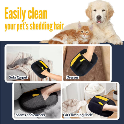 Pet Hair Remover Glove for Dogs and Cats