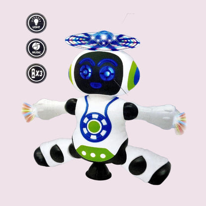 Fun Dancing Robot with LED Lights and Spin Motion