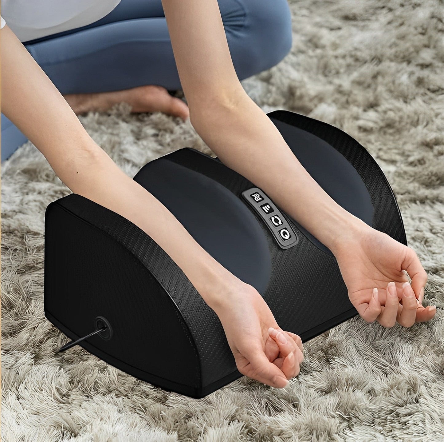 Relaxing Foot Massager with Heat and Adjustable Pressure