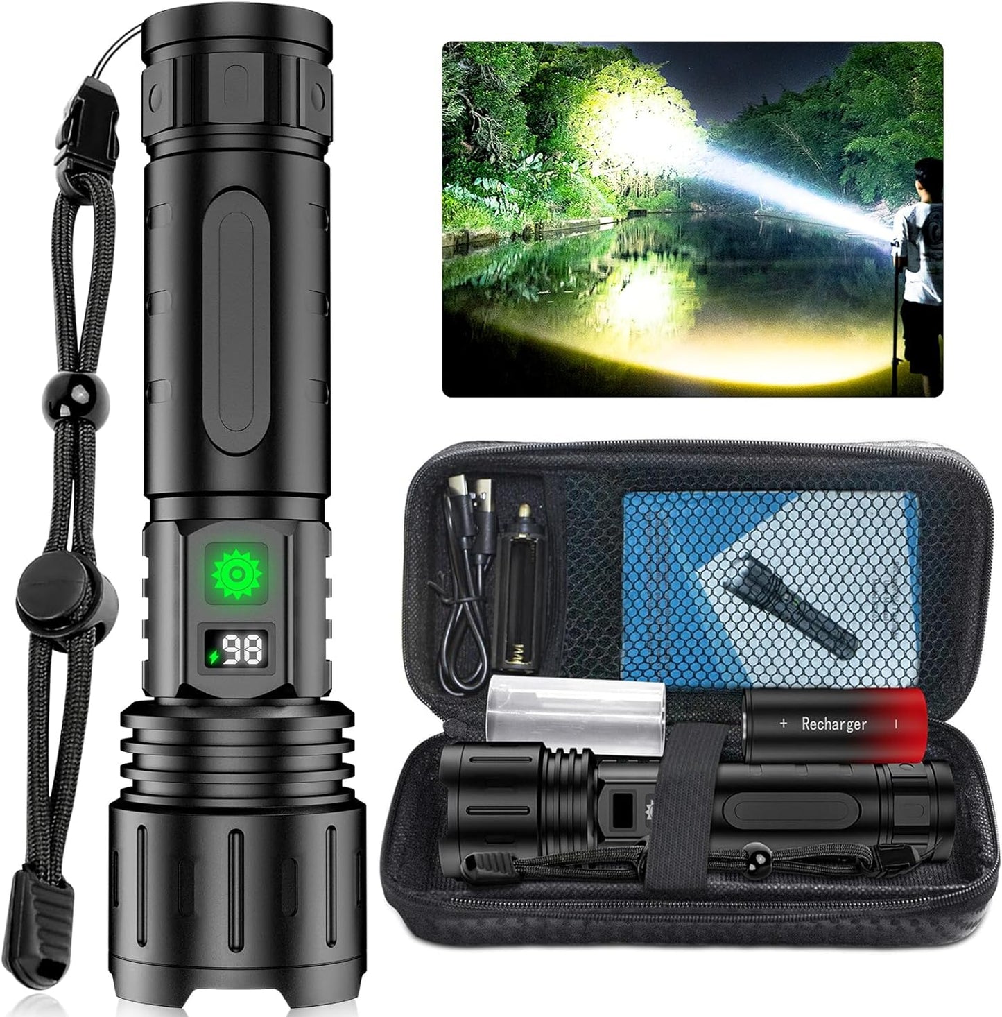 Super Powerful LED Torch - Fesara