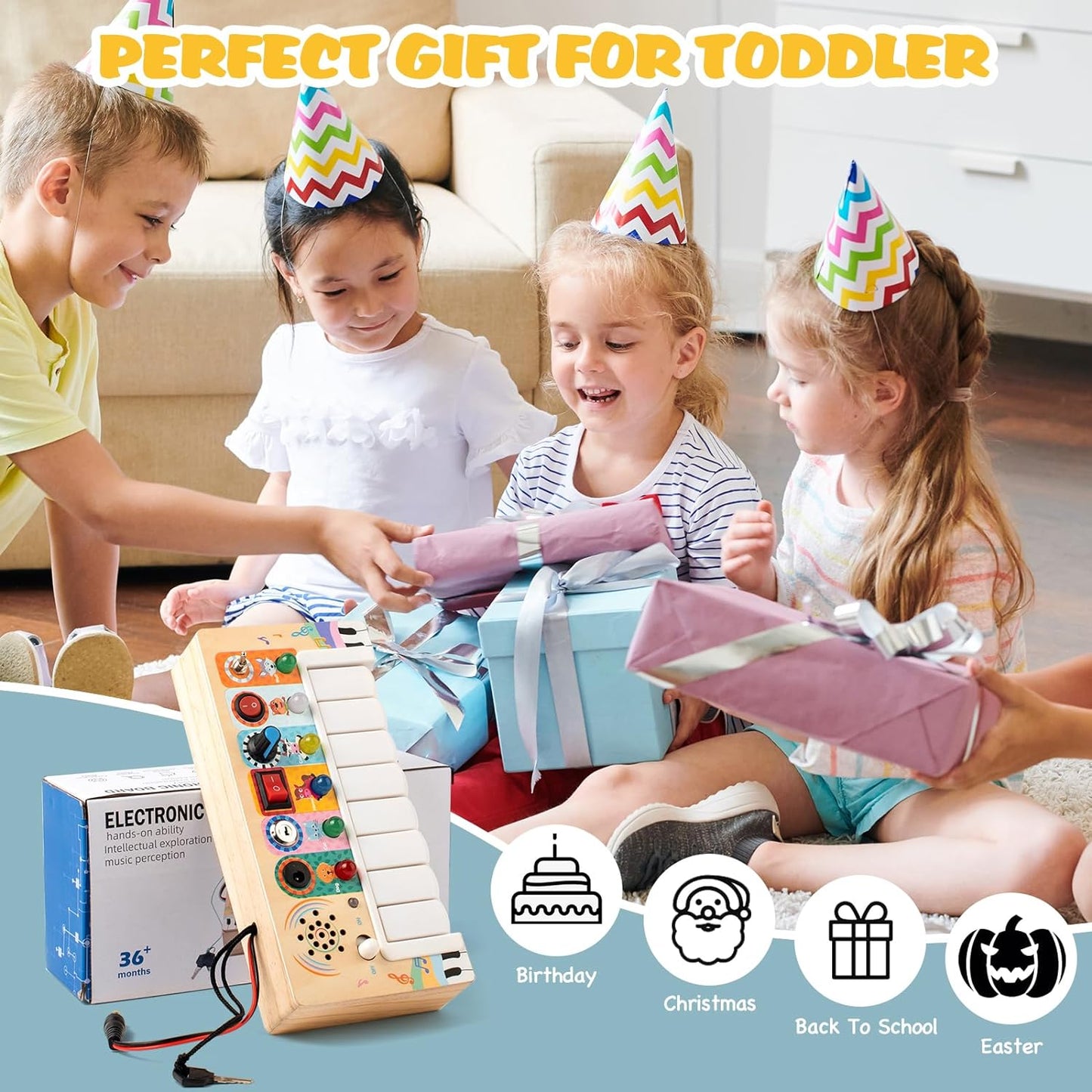 Fesara | Baby Music Activity Board