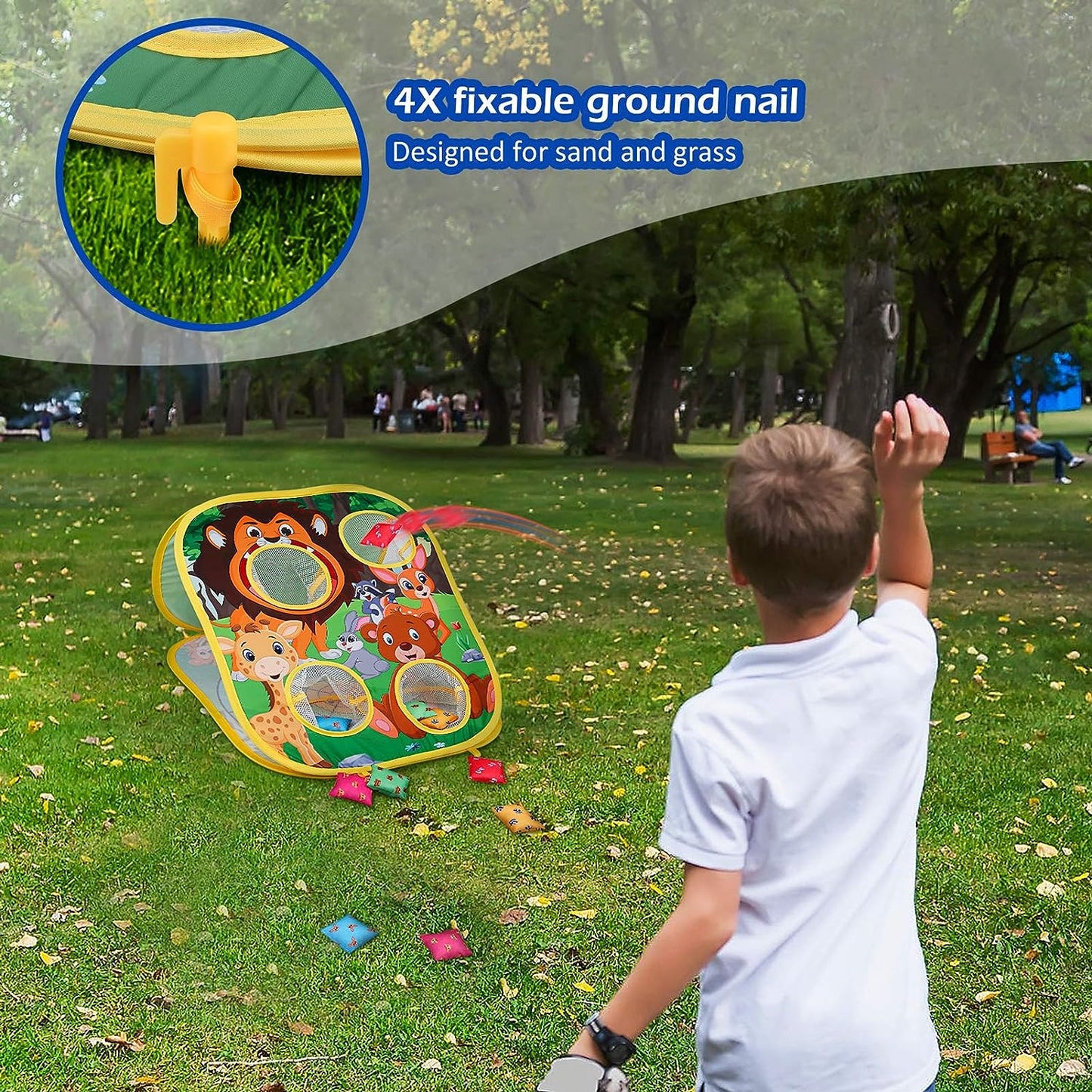 Fun Outdoor Animal Bean Bag Toss Game