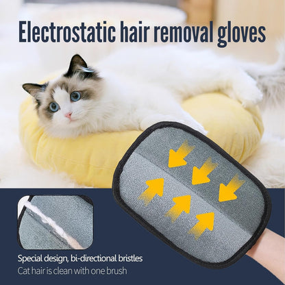 Pet Hair Remover Glove for Dogs and Cats