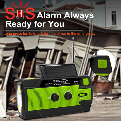 Portable Hand Crank Weather Radio
