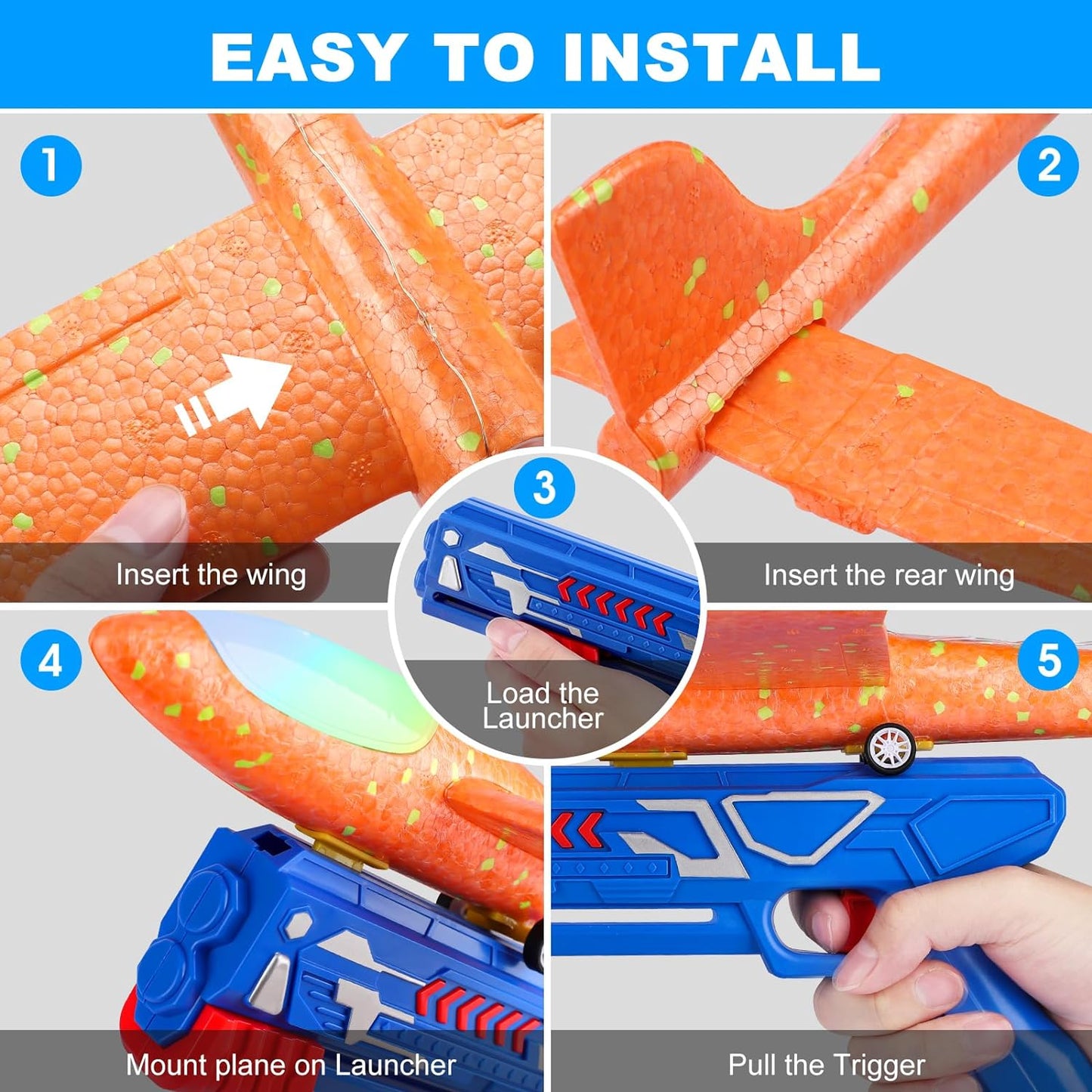 Fun Flying Foam Plane Launch Kit