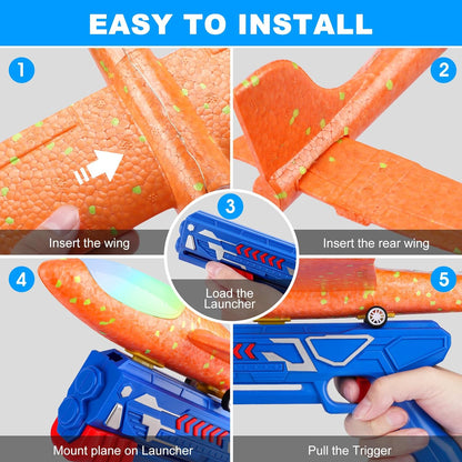 Fun Flying Foam Plane Launch Kit