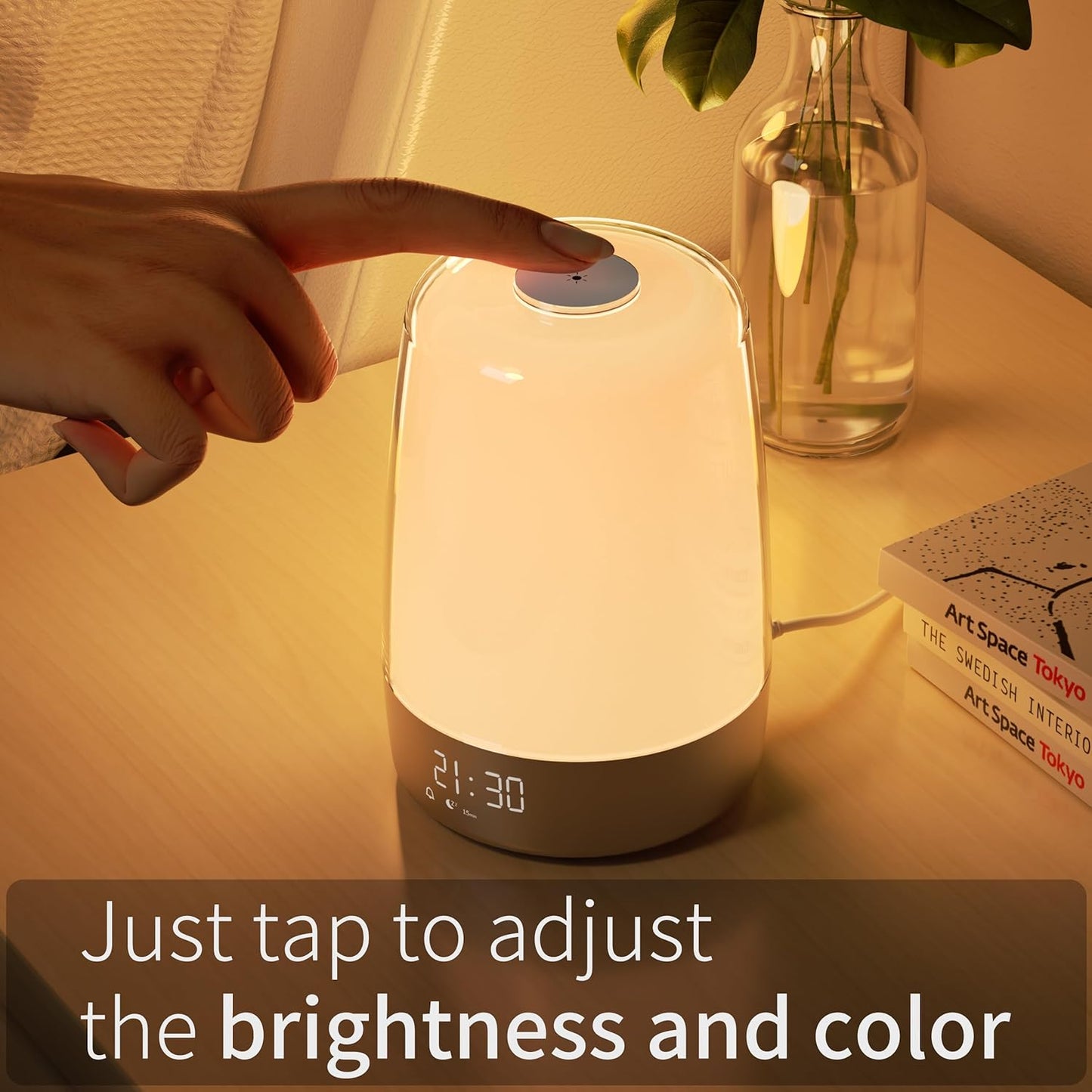 Sunrise Simulation Alarm Clock with Soothing Sounds