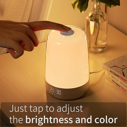 Sunrise Simulation Alarm Clock with Soothing Sounds