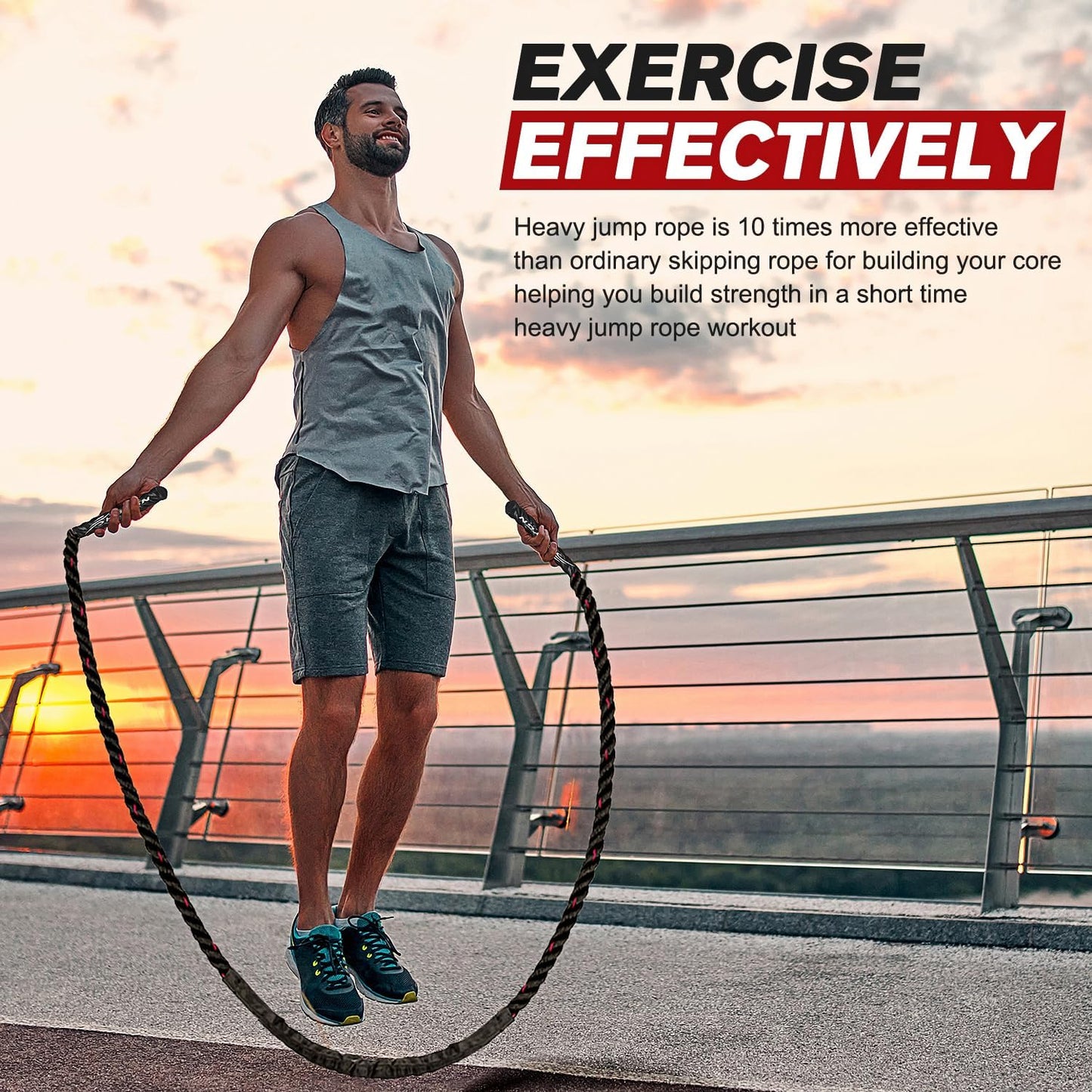 High Intensity Adjustable Jump Rope