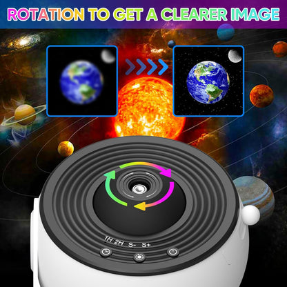 Colorful Galaxy Bedroom Light Projector