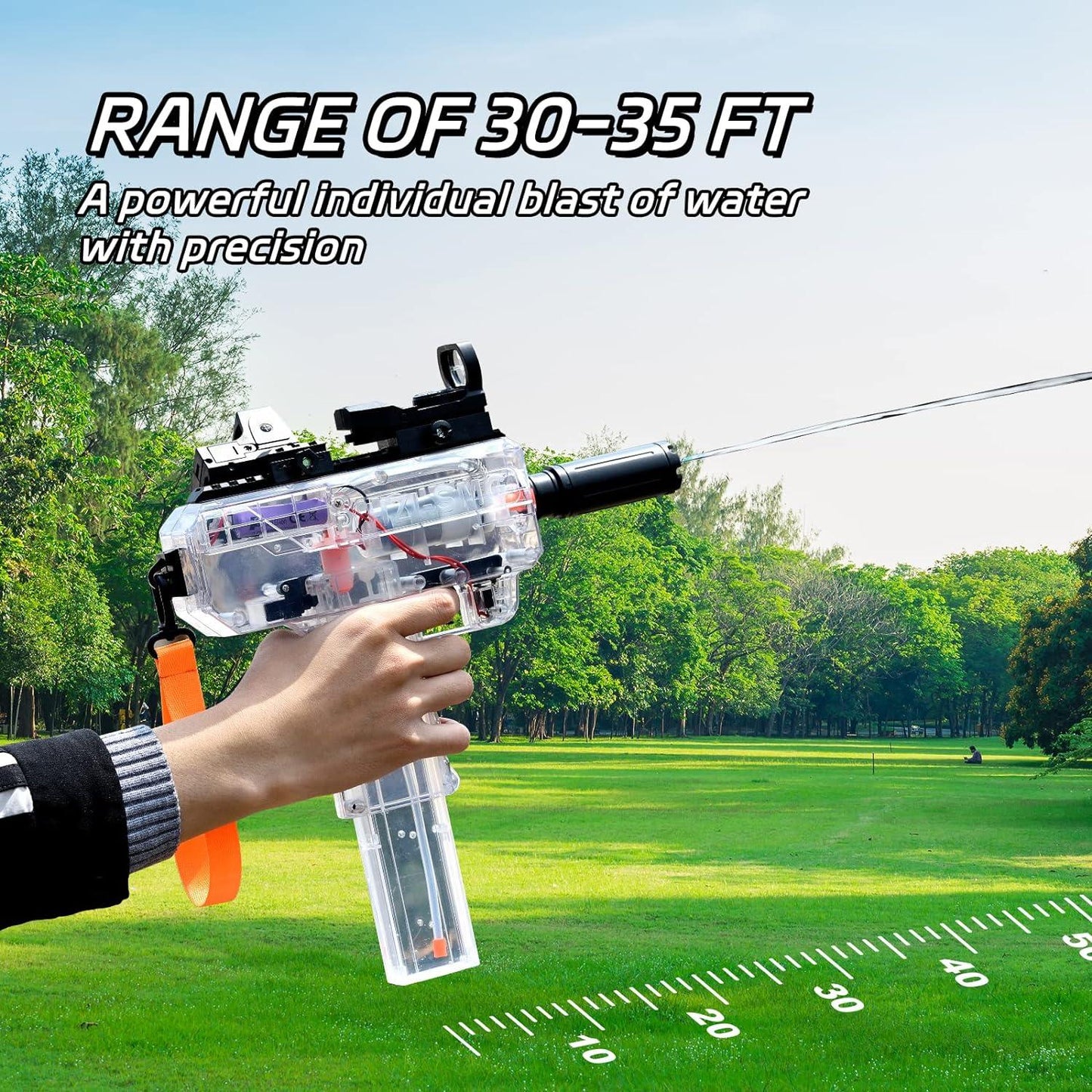Clear Fast Pump Action Squirt Gun