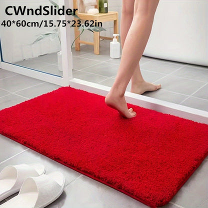 Plush Bathroom Mat - Ultra Soft Non Slip Bath Rug