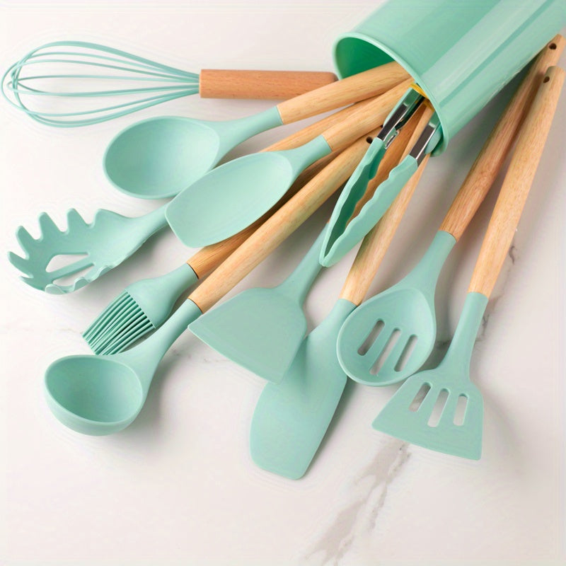 Premium 12-Piece Silicone Cooking Utensil Set