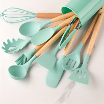Premium 12-Piece Silicone Cooking Utensil Set