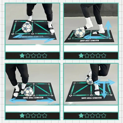 Fun Kids Soccer Training Mat with Online Videos