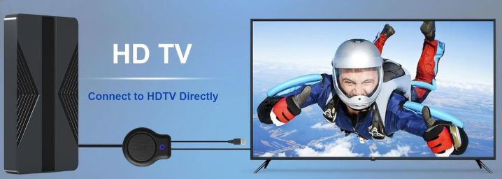 Compact Indoor TV Antenna with Base
